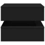 Coffee table with LED lights black 50x50x40 cm by vidaXL, Coffee table - Ref: Foro24-839855, Price: 72,76 €, Discount: %