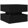 Coffee table with LED lights black 50x50x40 cm by vidaXL, Coffee table - Ref: Foro24-839855, Price: 72,76 €, Discount: %