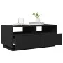 Mesa de centro con luces LED negro 90x49x40 cm de vidaXL, Mesas de centro - Ref: Foro24-839834, Precio: 104,16 €, Descuento: %