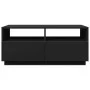 Mesa de centro con luces LED negro 90x49x40 cm de vidaXL, Mesas de centro - Ref: Foro24-839834, Precio: 104,16 €, Descuento: %