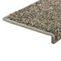 Treppenstufenmatten 15 Stück grau 65x21x4 cm von vidaXL, Treppenmatten - Ref: Foro24-134575, Preis: 100,33 €, Rabatt: %