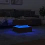 Coffee table with LED lights oak brown 50x50x40 cm by vidaXL, Coffee table - Ref: Foro24-839860, Price: 69,49 €, Discount: %