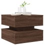 Couchtisch mit LED-Leuchten Eiche braun 50x50x40 cm von vidaXL, Couchtisch - Ref: Foro24-839860, Preis: 70,56 €, Rabatt: %