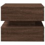 Couchtisch mit LED-Leuchten Eiche braun 50x50x40 cm von vidaXL, Couchtisch - Ref: Foro24-839860, Preis: 70,56 €, Rabatt: %