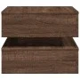 Coffee table with LED lights oak brown 50x50x40 cm by vidaXL, Coffee table - Ref: Foro24-839860, Price: 69,49 €, Discount: %
