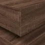 Coffee table with LED lights oak brown 50x50x40 cm by vidaXL, Coffee table - Ref: Foro24-839860, Price: 69,49 €, Discount: %