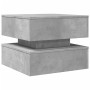 Coffee table with LED lights concrete gray 50x50x40 cm by vidaXL, Coffee table - Ref: Foro24-839857, Price: 55,82 €, Discount: %