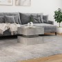 Couchtisch mit LED-Leuchten betongrau 50x50x40 cm von vidaXL, Couchtisch - Ref: Foro24-839857, Preis: 55,82 €, Rabatt: %