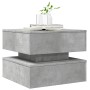Couchtisch mit LED-Leuchten betongrau 50x50x40 cm von vidaXL, Couchtisch - Ref: Foro24-839857, Preis: 55,82 €, Rabatt: %