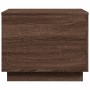 Coffee table with LED lights oak brown 50x50x40 cm by vidaXL, Coffee table - Ref: Foro24-839874, Price: 58,16 €, Discount: %