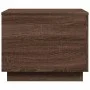 Coffee table with LED lights oak brown 50x50x40 cm by vidaXL, Coffee table - Ref: Foro24-839874, Price: 57,28 €, Discount: %
