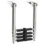 Folding boarding ladder 4 steps stainless steel by vidaXL, Boat scales - Ref: Foro24-92375, Price: 94,55 €, Discount: %
