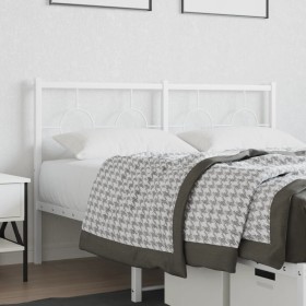 Cabecero de metal blanco 140 cm de vidaXL, Cabeceros y pies de cama - Ref: Foro24-376308, Precio: 39,82 €, Descuento: %