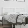 Kopfteil aus weißem Metall, 140 cm von vidaXL, Kopf- und Fußteile - Ref: Foro24-376308, Preis: 39,33 €, Rabatt: %