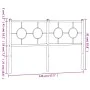 Kopfteil aus weißem Metall, 140 cm von vidaXL, Kopf- und Fußteile - Ref: Foro24-376308, Preis: 39,33 €, Rabatt: %