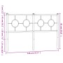 Kopfteil aus weißem Metall, 140 cm von vidaXL, Kopf- und Fußteile - Ref: Foro24-376308, Preis: 39,82 €, Rabatt: %
