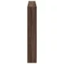 Oak brown headboard with LED light 160x17x102 cm by vidaXL, Headboards and footboards - Ref: Foro24-839209, Price: 108,89 €, ...