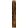 Headboard with LED light smoked oak 180x17x102 cm by vidaXL, Headboards and footboards - Ref: Foro24-839214, Price: 106,35 €,...