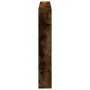 Headboard with LED light smoked oak 140x17x102 cm by vidaXL, Headboards and footboards - Ref: Foro24-839200, Price: 84,10 €, ...