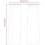 Cortinas opacas con ganchos 2 pzas terciopelo beige 140x225 cm