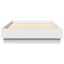 Estructura de cama madera de ingeniería blanca 75x190 cm de vidaXL, Camas y somieres - Ref: Foro24-839637, Precio: 65,06 €
