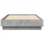 Estructura de cama madera de ingeniería gris hormigón 75x190 cm de vidaXL, Camas y somieres - Ref: Foro24-839640, Precio: 84,...