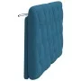 Blaues, samtgepolstertes Kopfteil 140 cm von vidaXL, Kopf- und Fußteile - Ref: Foro24-374731, Preis: 57,98 €, Rabatt: %