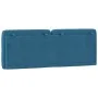 Blaues, samtgepolstertes Kopfteil 140 cm von vidaXL, Kopf- und Fußteile - Ref: Foro24-374731, Preis: 57,98 €, Rabatt: %