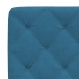Blaues, samtgepolstertes Kopfteil 140 cm von vidaXL, Kopf- und Fußteile - Ref: Foro24-374731, Preis: 58,98 €, Rabatt: %