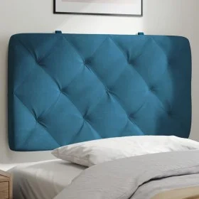Blaues, samtgepolstertes Bettkopfteil, 80 cm von vidaXL, Kopf- und Fußteile - Ref: Foro24-374706, Preis: 50,92 €, Rabatt: %