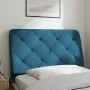 Cabecero de cama acolchado terciopelo azul 80 cm de vidaXL, Cabeceros y pies de cama - Ref: Foro24-374706, Precio: 50,88 €, D...