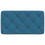 Blaues, samtgepolstertes Bettkopfteil, 80 cm von vidaXL, Kopf- und Fußteile - Ref: Foro24-374706, Preis: 51,88 €, Rabatt: %