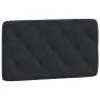 Black velvet padded headboard 80 cm by vidaXL, Headboards and footboards - Ref: Foro24-374704, Price: 41,59 €, Discount: %