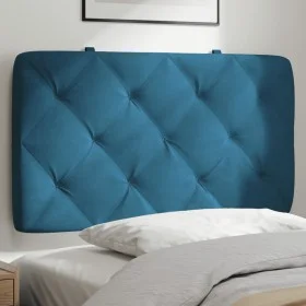 Blaues, samtgepolstertes Kopfteil 90 cm von vidaXL, Kopf- und Fußteile - Ref: Foro24-374712, Preis: 44,94 €, Rabatt: %