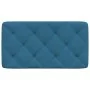Cabecero de cama acolchado terciopelo azul 90 cm de vidaXL, Cabeceros y pies de cama - Ref: Foro24-374712, Precio: 44,93 €, D...