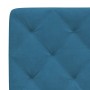 Blaues, samtgepolstertes Kopfteil 90 cm von vidaXL, Kopf- und Fußteile - Ref: Foro24-374712, Preis: 45,60 €, Rabatt: %