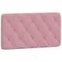 Cabecero de cama acolchado terciopelo rosa 100 cm de vidaXL, Cabeceros y pies de cama - Ref: Foro24-374719, Precio: 51,56 €, ...