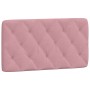 Pink velvet padded bed headboard 100 cm by vidaXL, Headboards and footboards - Ref: Foro24-374719, Price: 52,41 €, Discount: %