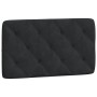 Black velvet padded headboard 90 cm by vidaXL, Headboards and footboards - Ref: Foro24-374710, Price: 36,75 €, Discount: %