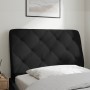Gepolstertes Kopfteil aus schwarzem Samt, 90 cm von vidaXL, Kopf- und Fußteile - Ref: Foro24-374710, Preis: 36,75 €, Rabatt: %