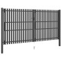 Anthrazitgraues Gartenzauntor aus Stahl 4x2,5 cm von vidaXL, Gartentore - Ref: Foro24-146338, Preis: 889,59 €, Rabatt: %