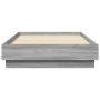 Estructura de cama madera de ingeniería gris Sonoma 75x190 cm de vidaXL, Camas y somieres - Ref: Foro24-839642, Precio: 83,27...