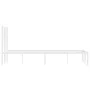 Estructura de cama de metal con cabecero blanca 120x200 cm de vidaXL, Camas y somieres - Ref: Foro24-376273, Precio: 95,65 €,...
