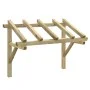 Pérgola de puerta de madera maciza de pino 150x100x100 cm de vidaXL, Toldos - Ref: Foro24-49452, Precio: 86,08 €, Descuento: %