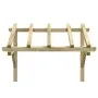 Pérgola de puerta de madera maciza de pino 150x100x100 cm de vidaXL, Toldos - Ref: Foro24-49452, Precio: 86,08 €, Descuento: %