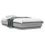 Sonoma gray engineered wood bed frame 100x200 cm by vidaXL, Beds and slatted bases - Ref: Foro24-839600, Price: 88,75 €, Disc...