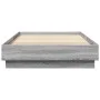 Estructura de cama madera de ingeniería gris Sonoma 100x200 cm de vidaXL, Camas y somieres - Ref: Foro24-839600, Precio: 87,6...