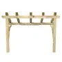 Solid pine wood door pergola 150x100x100 cm by vidaXL, Awnings - Ref: Foro24-49452, Price: 88,08 €, Discount: %