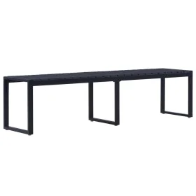 Garden bench black PS board 180 cm by vidaXL, garden benches - Ref: Foro24-49493, Price: 162,59 €, Discount: %