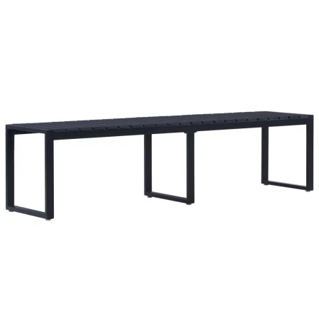 Gartenbank schwarze PS-Platte 180 cm von vidaXL, Gartenbänke - Ref: Foro24-49493, Preis: 151,77 €, Rabatt: %